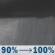 Tonight: Rain showers. Cloudy. Low around 55, with temperatures rising to around 58 overnight. South southeast wind 5 to 10 mph, with gusts as high as 30 mph. Chance of precipitation is 100%. New rainfall amounts between a quarter and half of an inch possible. Tonight: Rain Showers