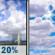 Friday: Slight Chance Showers And Thunderstorms then Partly Sunny