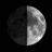 Moon age: 8 days, 23 hours, 34 minutes,60%